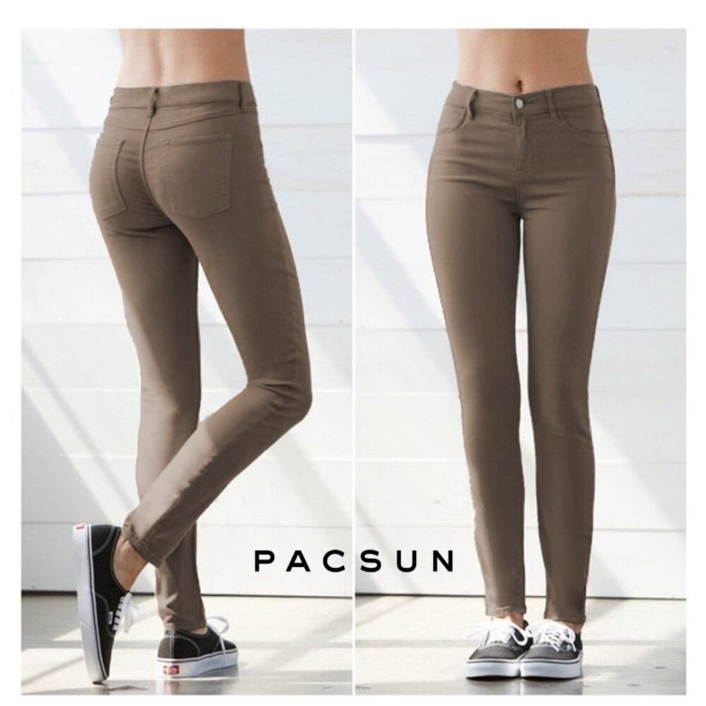 PacSun Pine Dreamy Jeggings - Olive/Khaki, Size 28